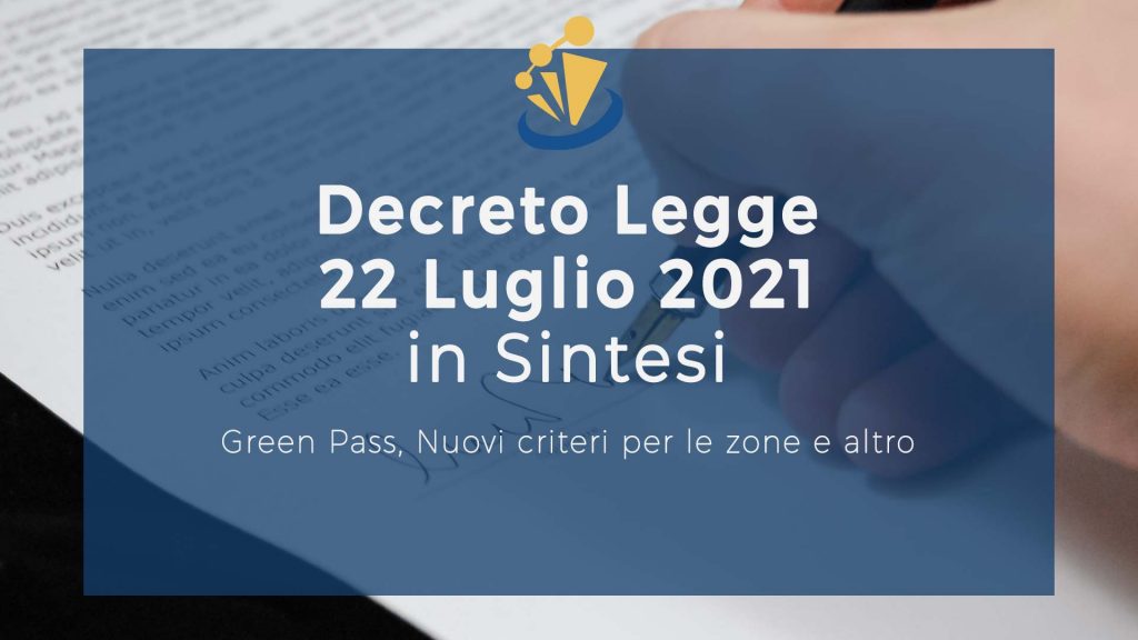 Decreto Legge 22 Luglio