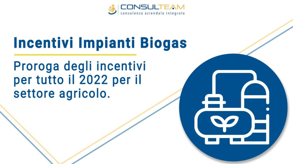 Incentivi impianti Biogas