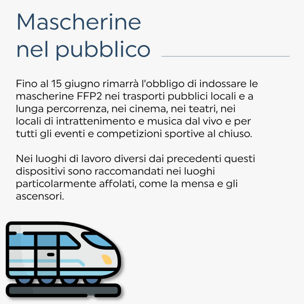 Mascherine al chiuso e Green Pass: Mascherine nel pubblico