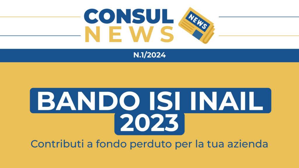 Bando ISI Inail 2023 – Come utilizzarlo?