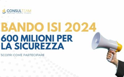 Articolo 2/2025 – Bando ISI 2024: 600 milioni per la sicurezza – Scopri come partecipare