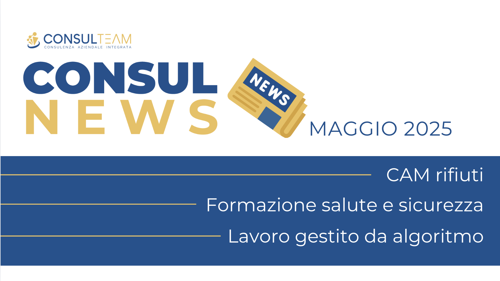 Consulnews maggio