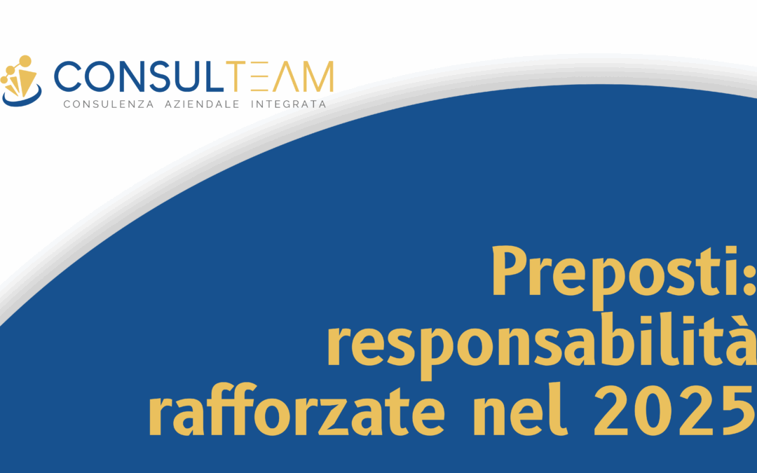 Preposti e sicurezza 2025: un ruolo sempre più centrale tra DL 159/2025 e nuova giurisprudenza